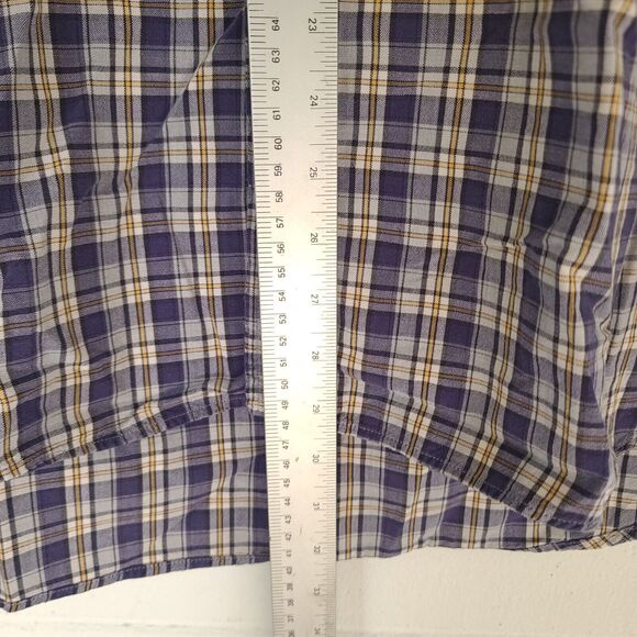 Vtg Abercrombie & Fitch Size Medium Shirt Flannel Button Down Plaid - Picture 11 of 13